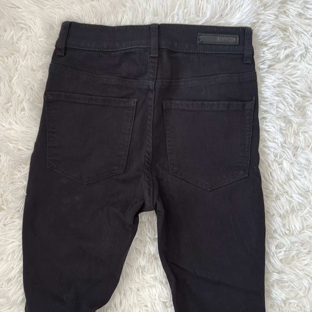 Express black distressed skinny jeans - Picture 4 of 5